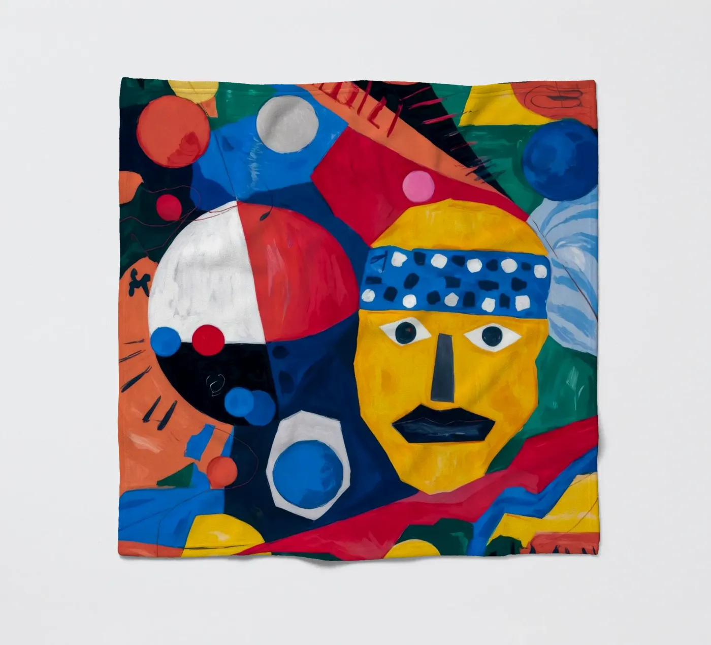 Capriccio geometrico coperta in pile da Monarco Virtuoso