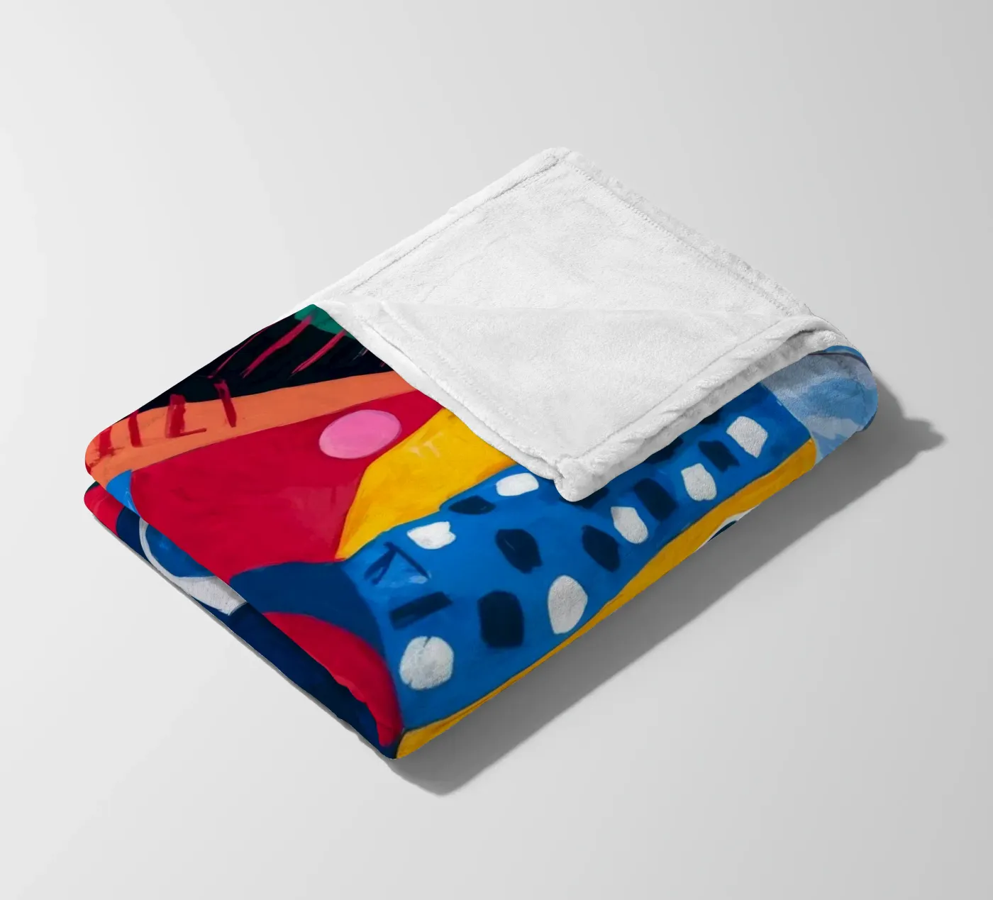 Capriccio geometrico coperta in pile da Monarco Virtuoso