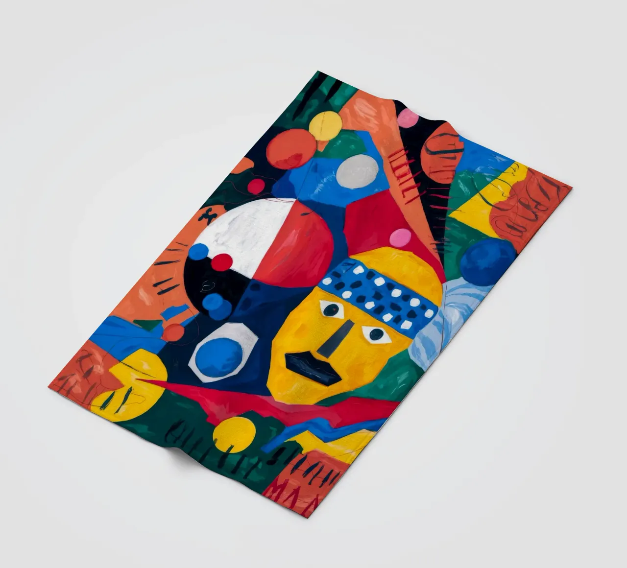 Geometrische Launenhaftigkeit Fleecedecke von Monarco Virtuoso