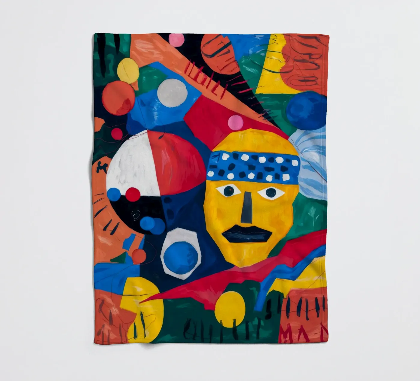 Capriccio geometrico coperta in pile da Monarco Virtuoso