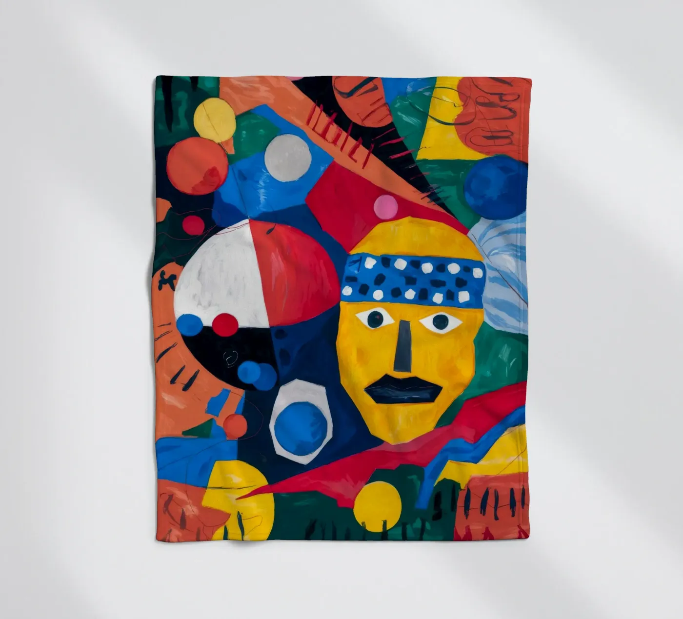 Capriccio geometrico coperta in pile da Monarco Virtuoso