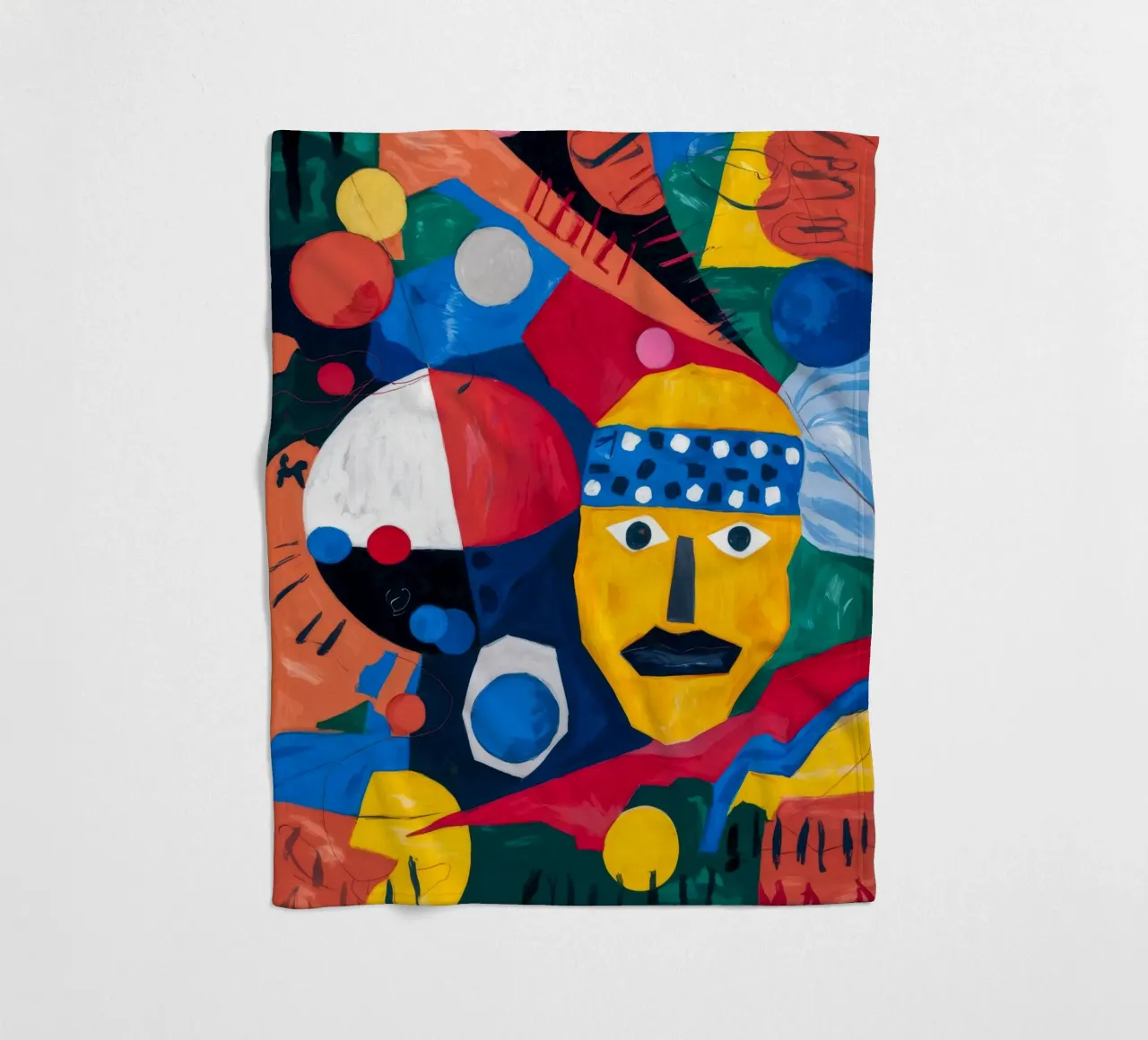 Geometrische Launenhaftigkeit Fleecedecke von Monarco Virtuoso