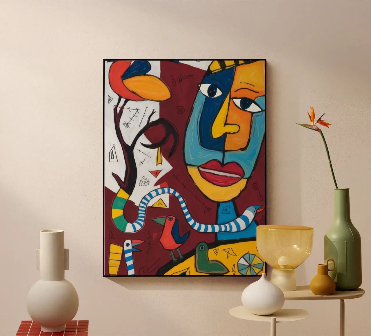 Kleurrijke Symfonie acryl van Monarco Virtuoso