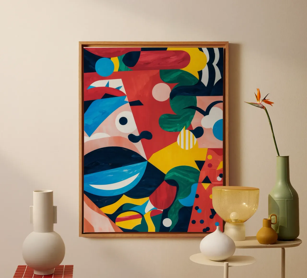 Geometrische Harmonie Leinwand von Monarco Virtuoso