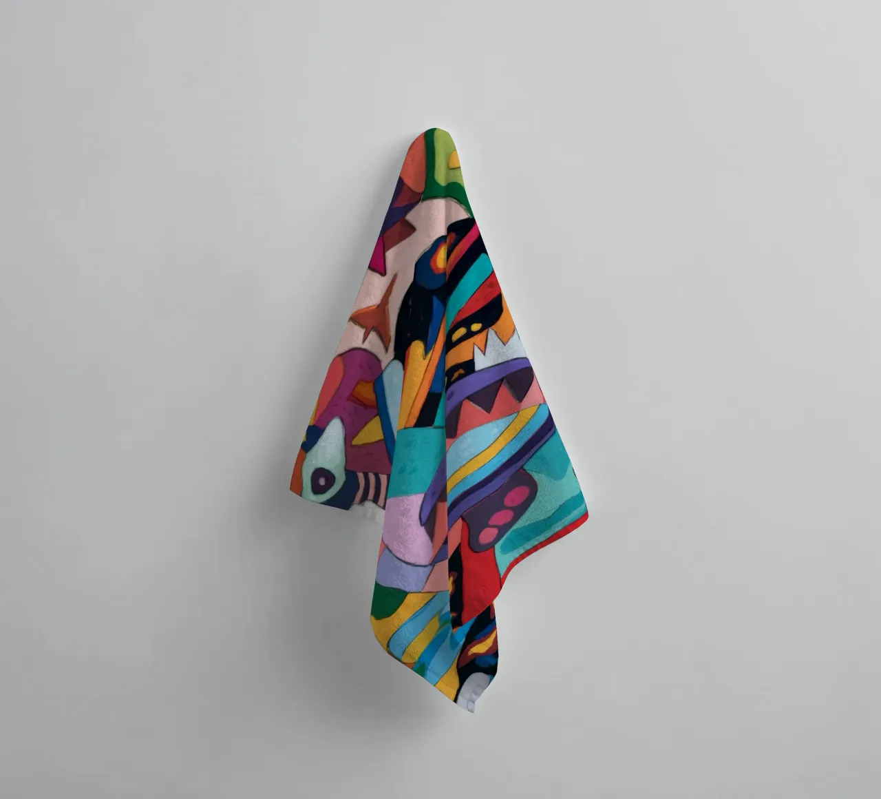 Abstracte Symfonie badhanddoek van Monarco Virtuoso