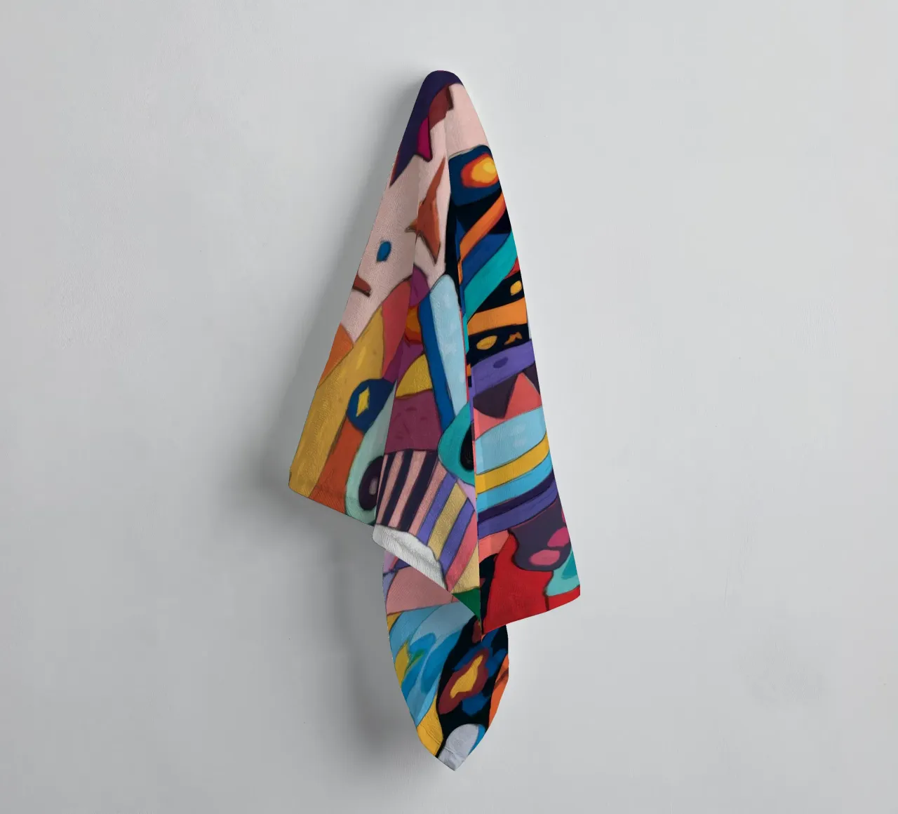 Abstracte Symfonie badhanddoek van Monarco Virtuoso