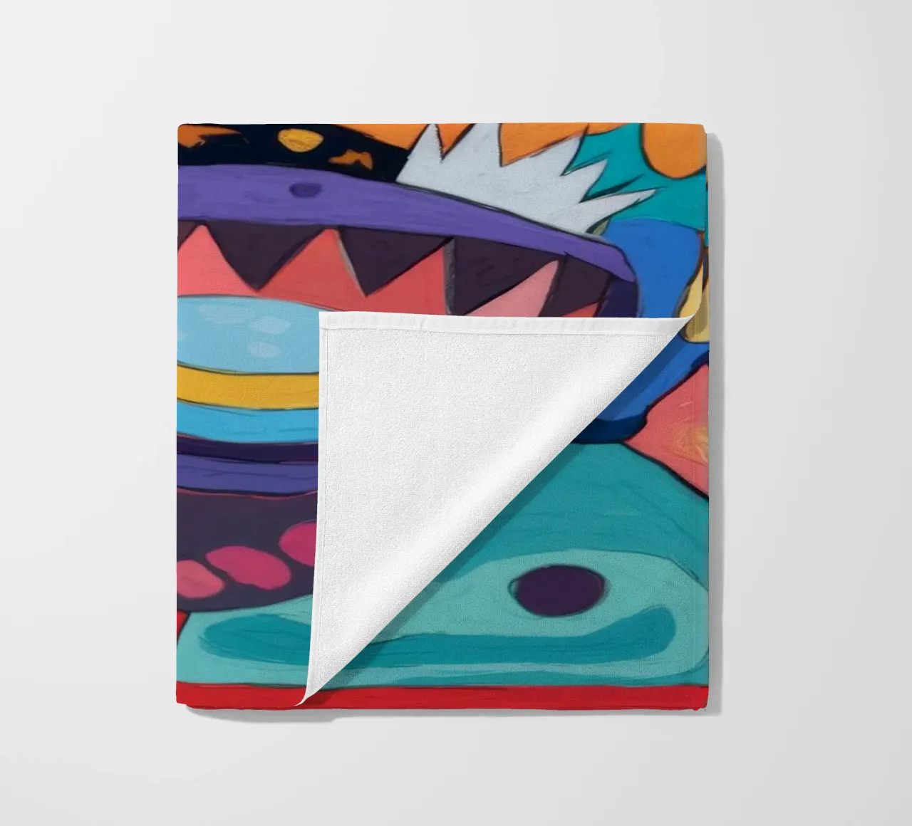 Abstracte Symfonie strandhanddoek van Monarco Virtuoso