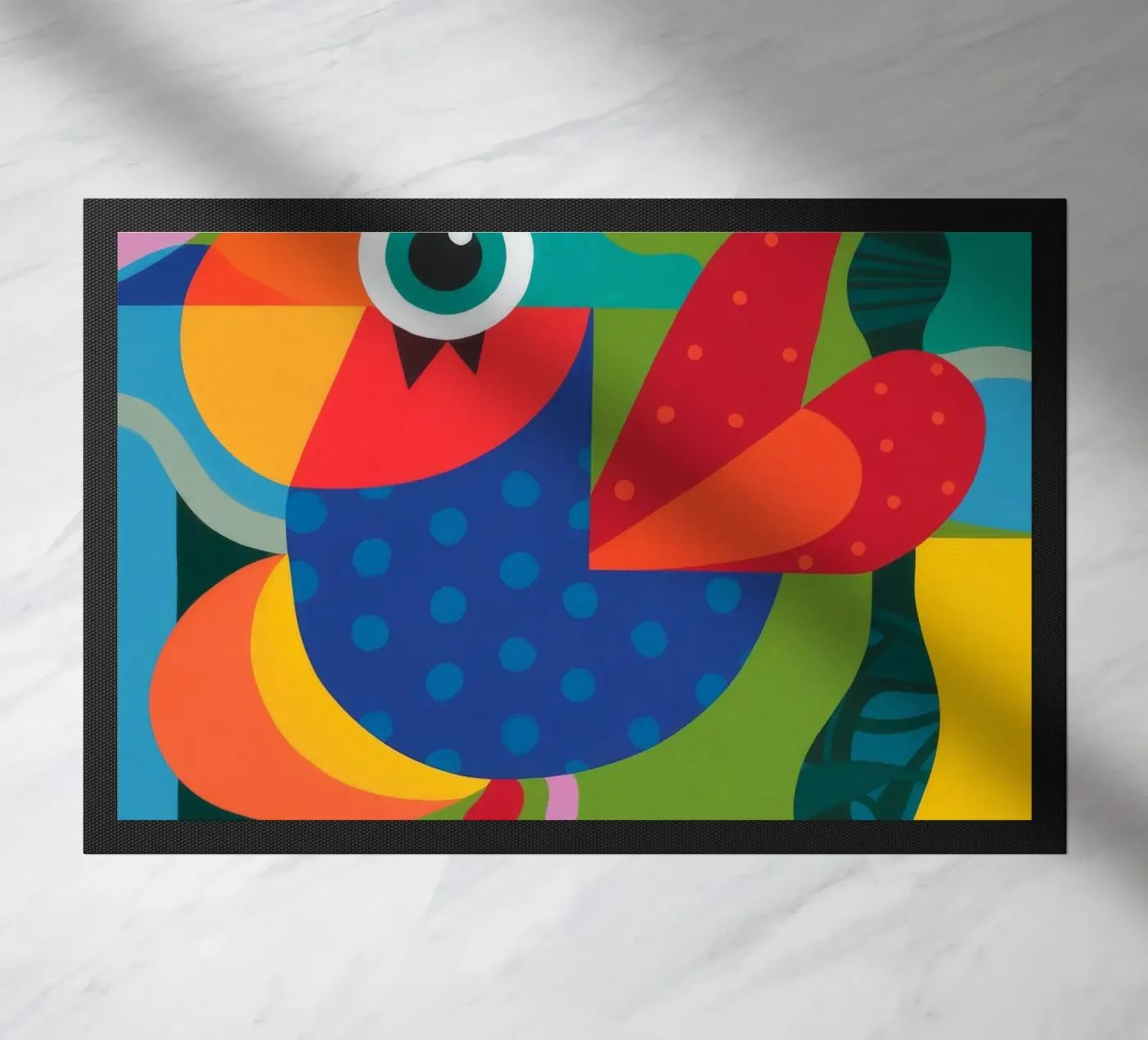 Geometric Aviary doormat by Monarco Virtuoso