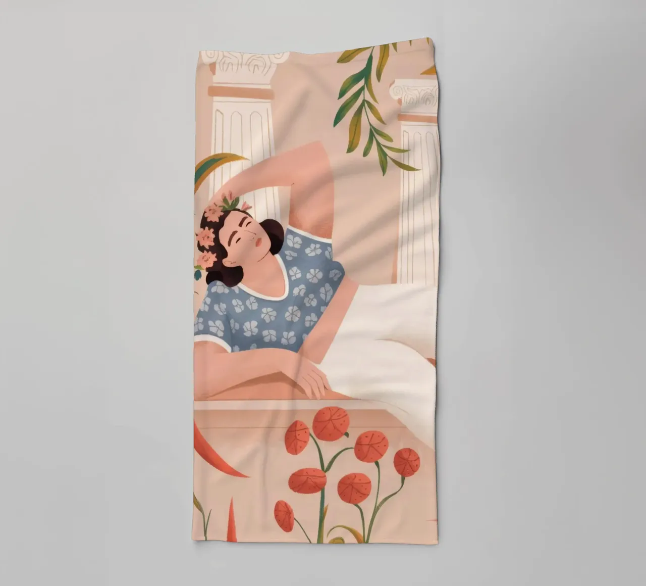 Relaxing Serenity towel by Artie Shifa