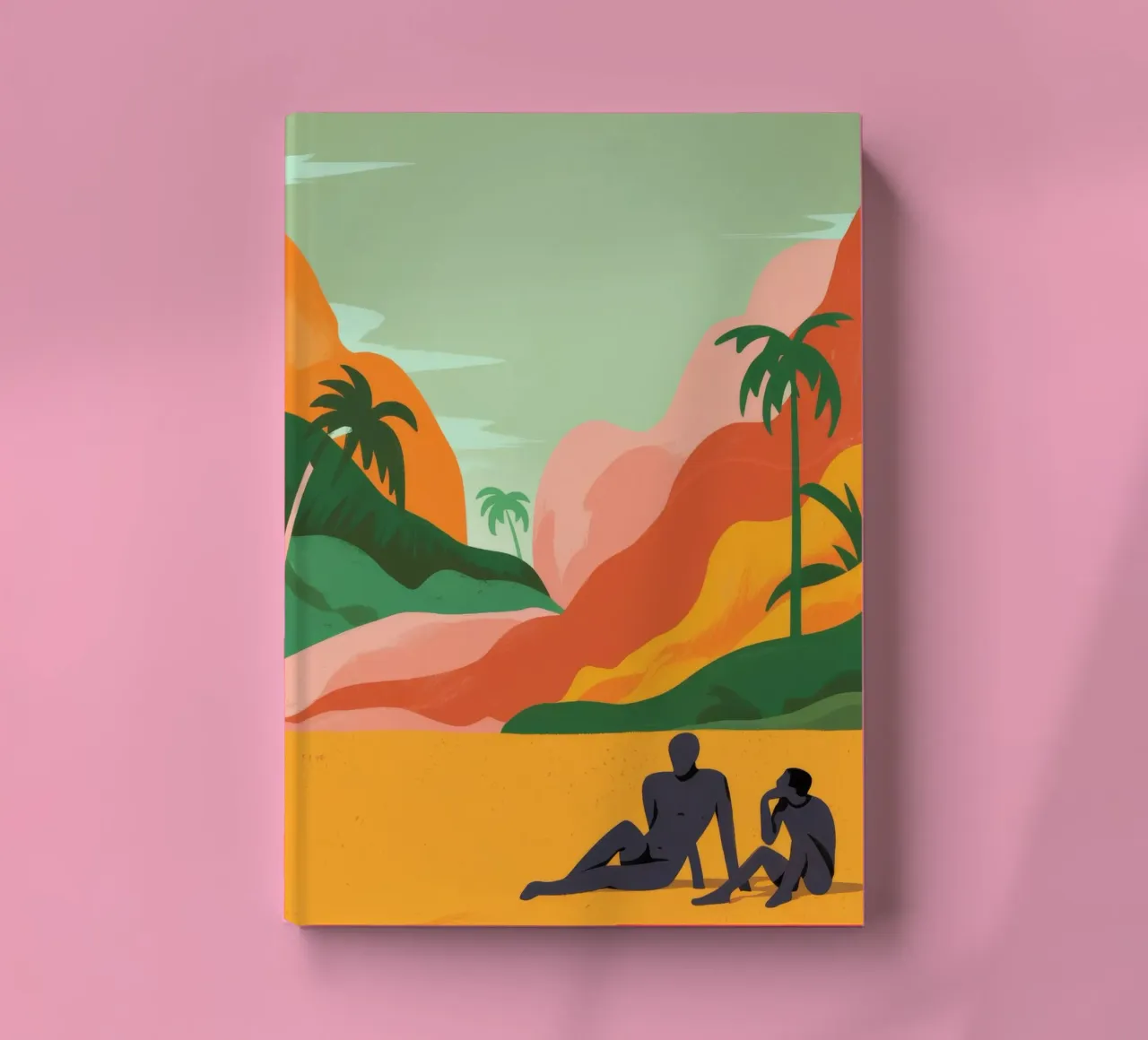 Plage contemplative carnet de notes de Artie Shifa