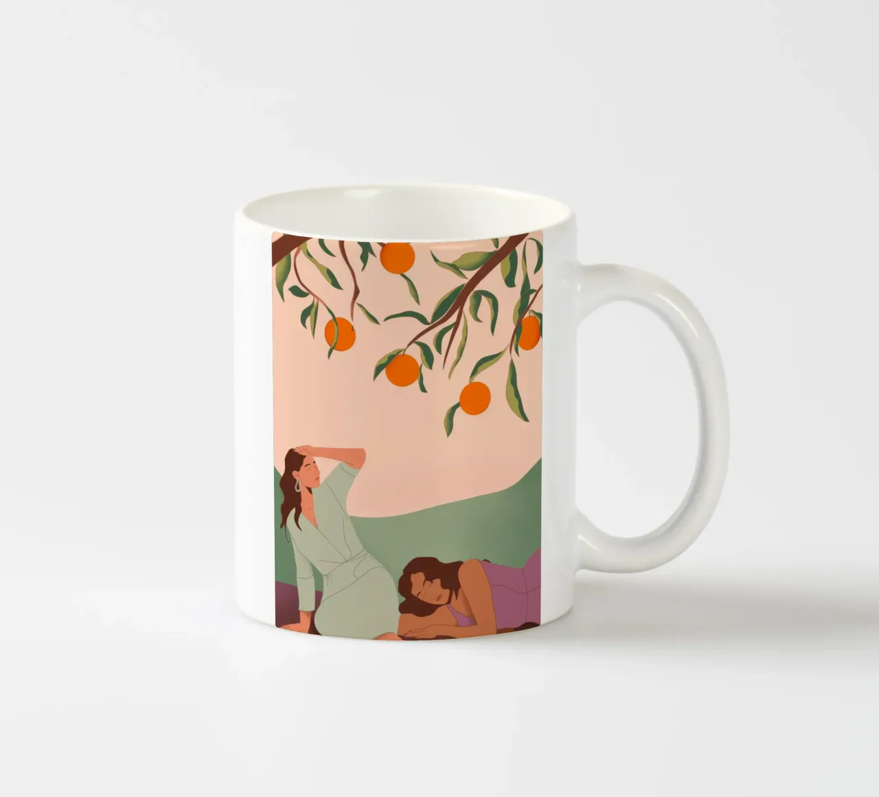 Sotto l'albero di arance tazza in ceramica da Artie Shifa