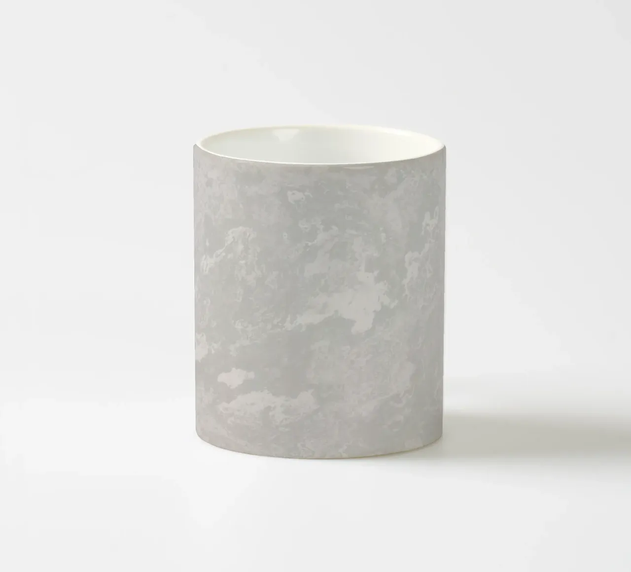 Struttura in calcestruzzo bianco polvere tazza in ceramica da amini54