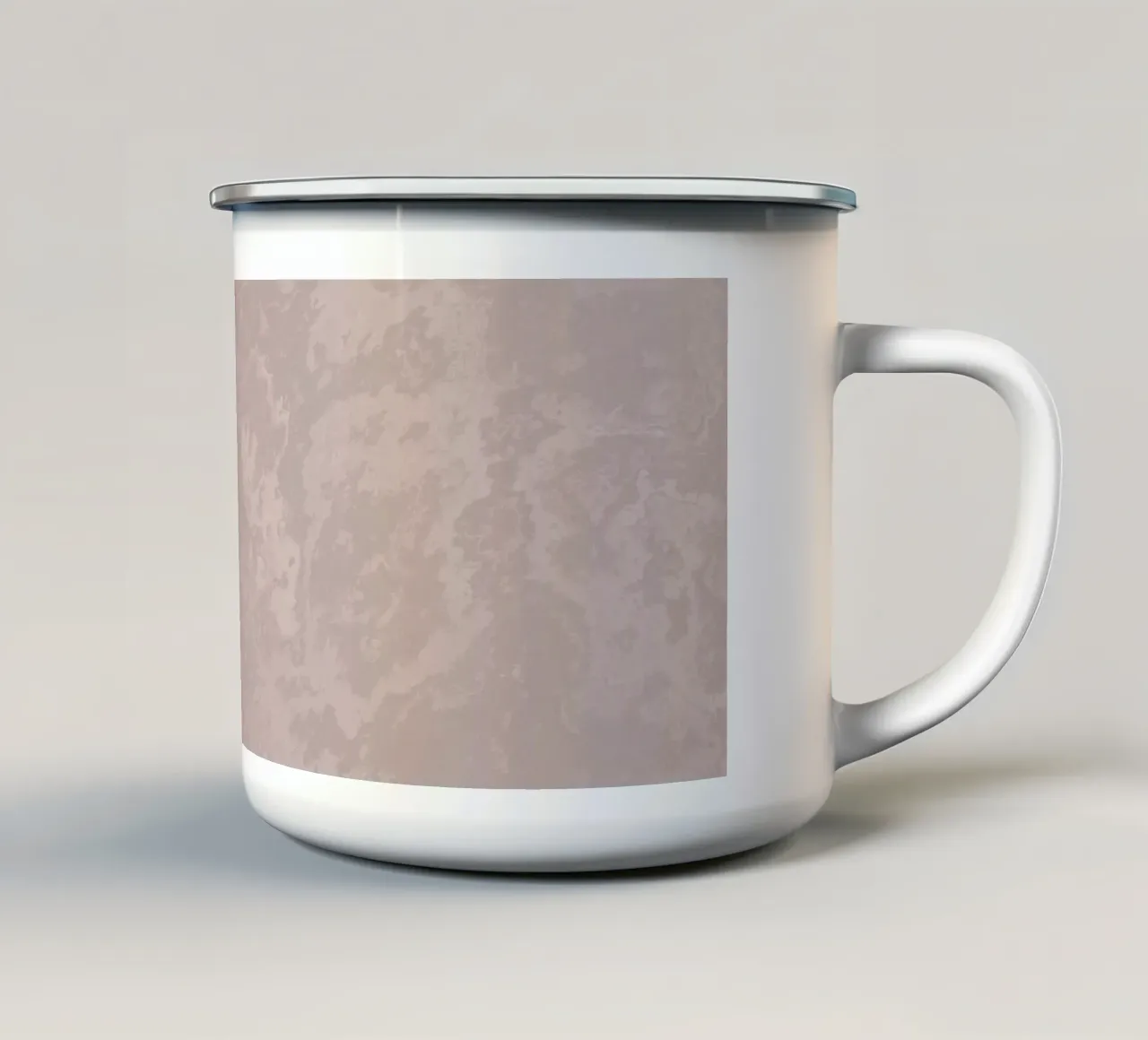 Mauve Delicato Concrete Texture enamel mug by amini54