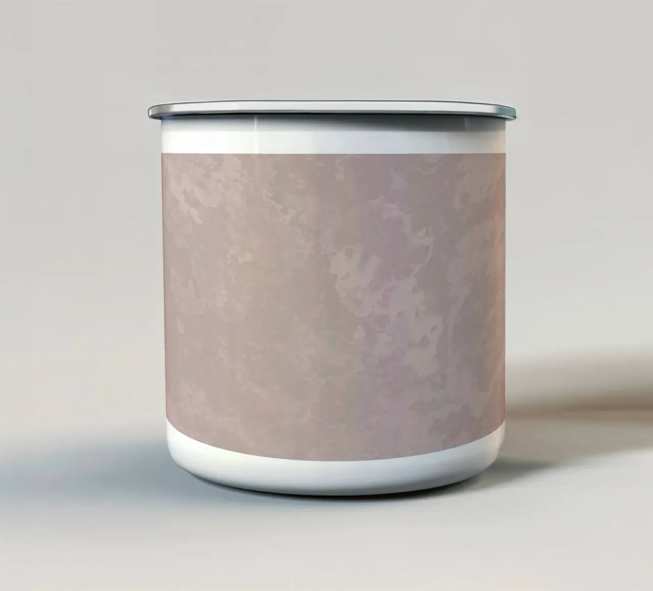 Mauve Delicato Concrete Texture enamel mug by amini54