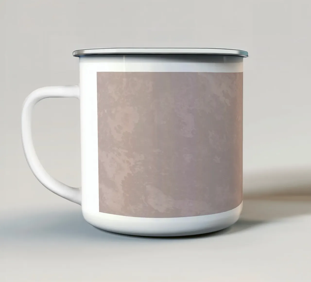 Mauve Delicato Concrete Texture enamel mug by amini54