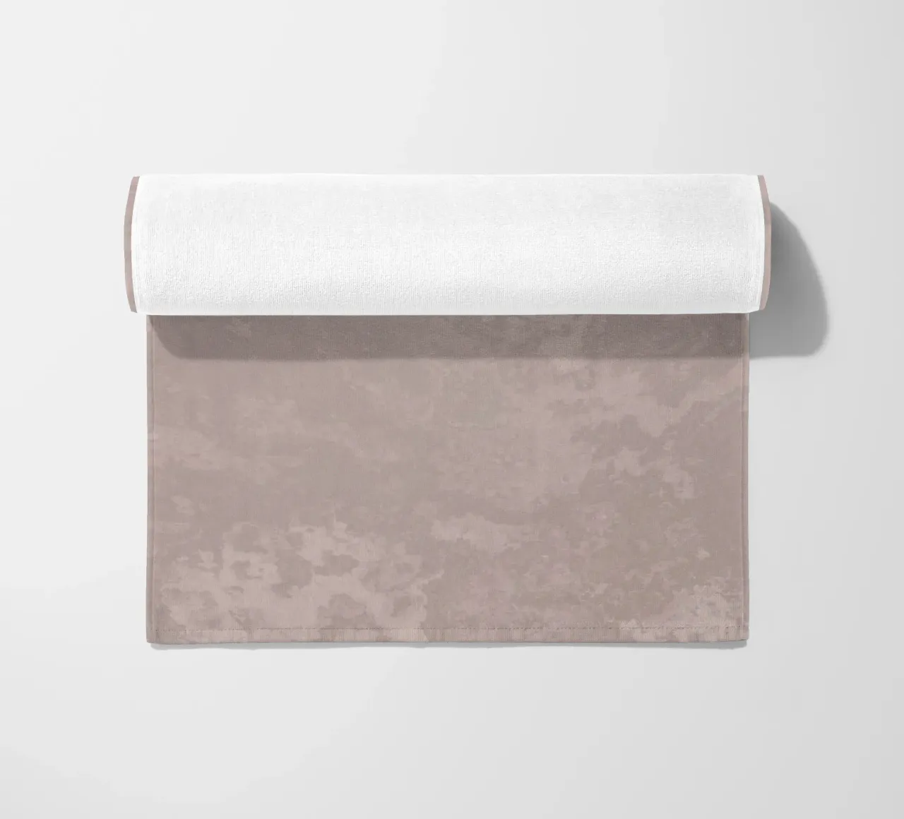 Mauve Delicato Concrete Texture beach towel by amini54
