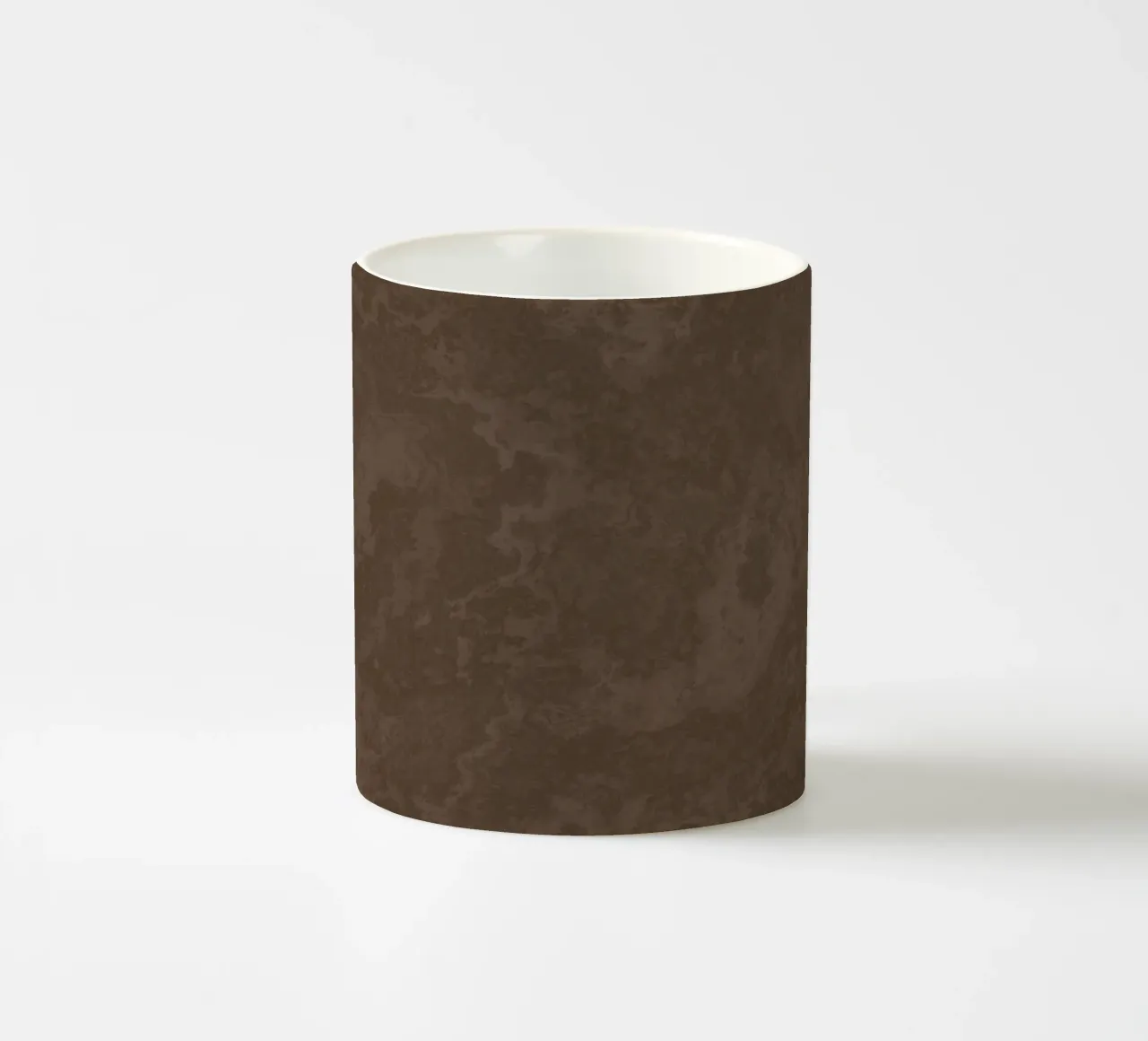 Struttura in calcestruzzo marrone cioccolato tazza in ceramica da amini54
