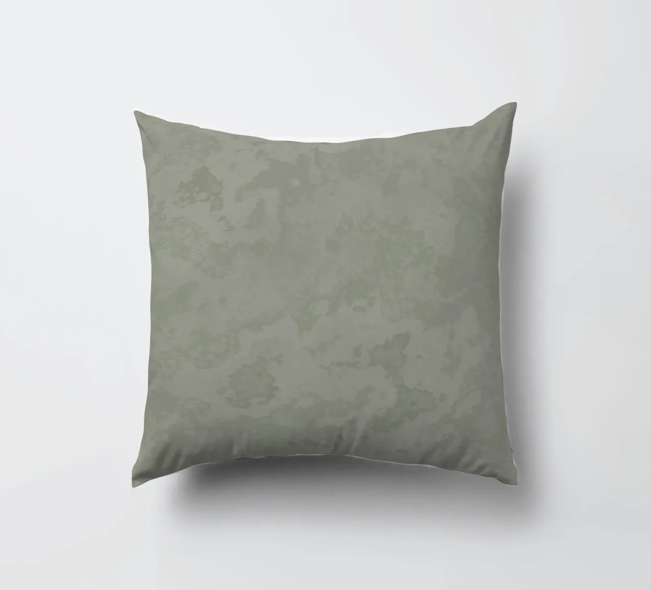 Thyme Green Concrete Texture decorative cushion by amini54