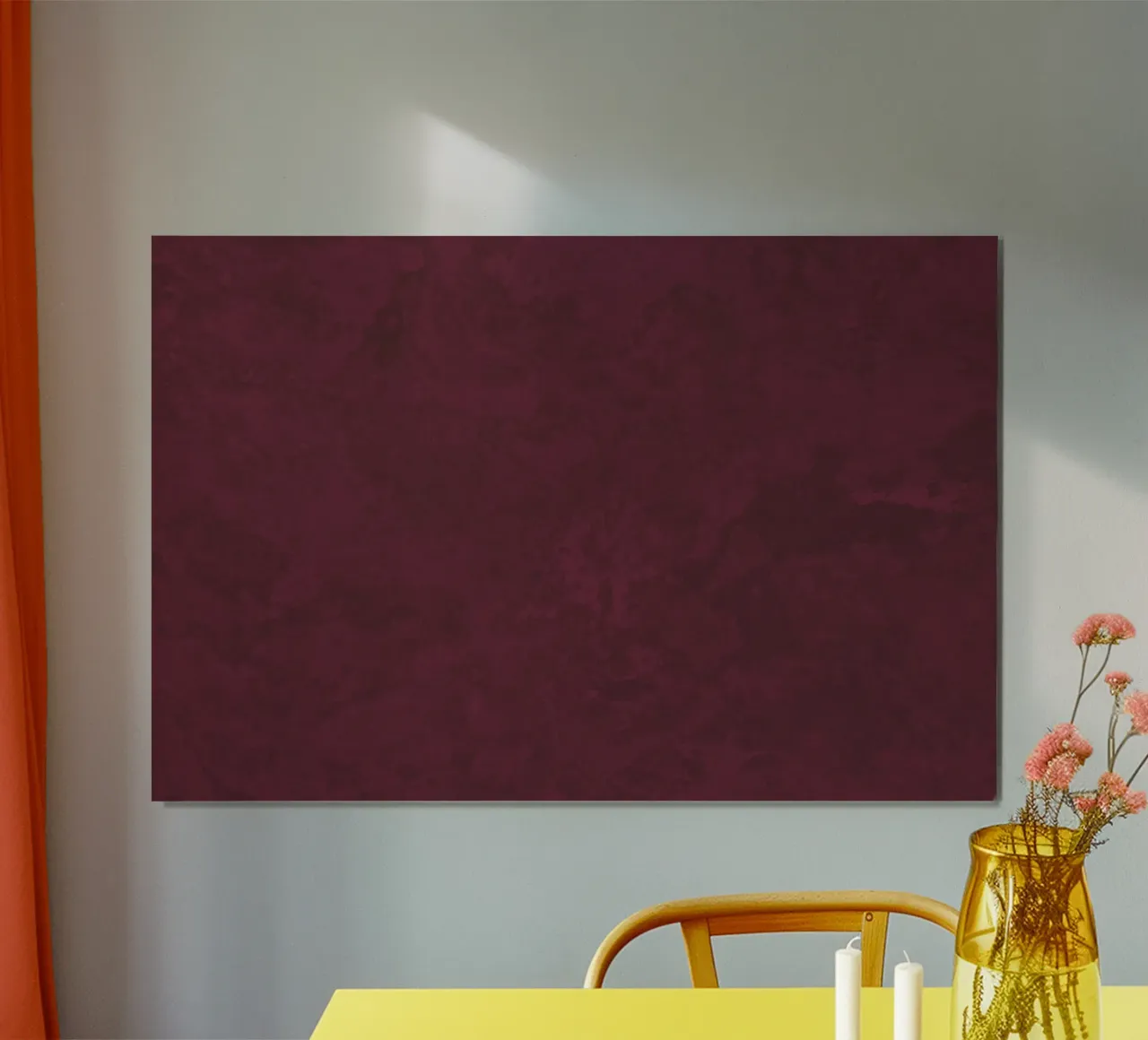 Struttura in calcestruzzo rosso granato carta hahnemühle da amini54