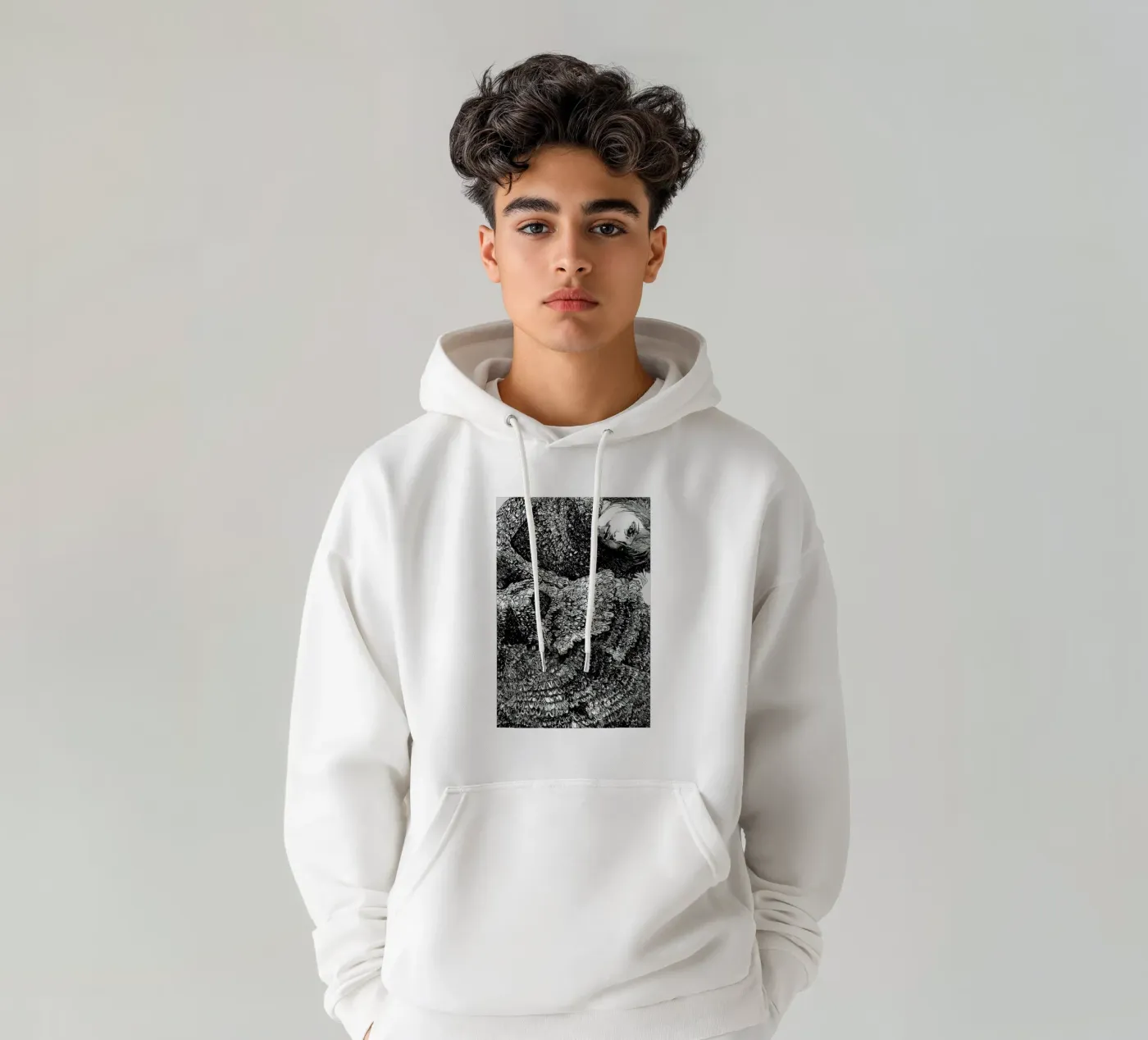 Structure hoodie by Agnes KR Patience