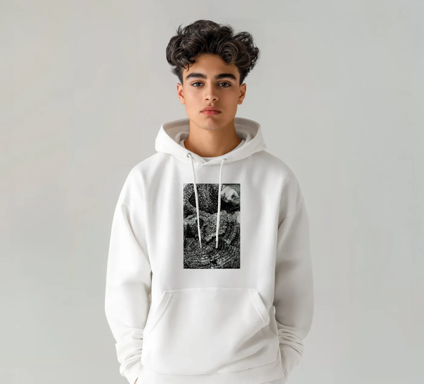 Structure hoodie by Agnes KR Patience