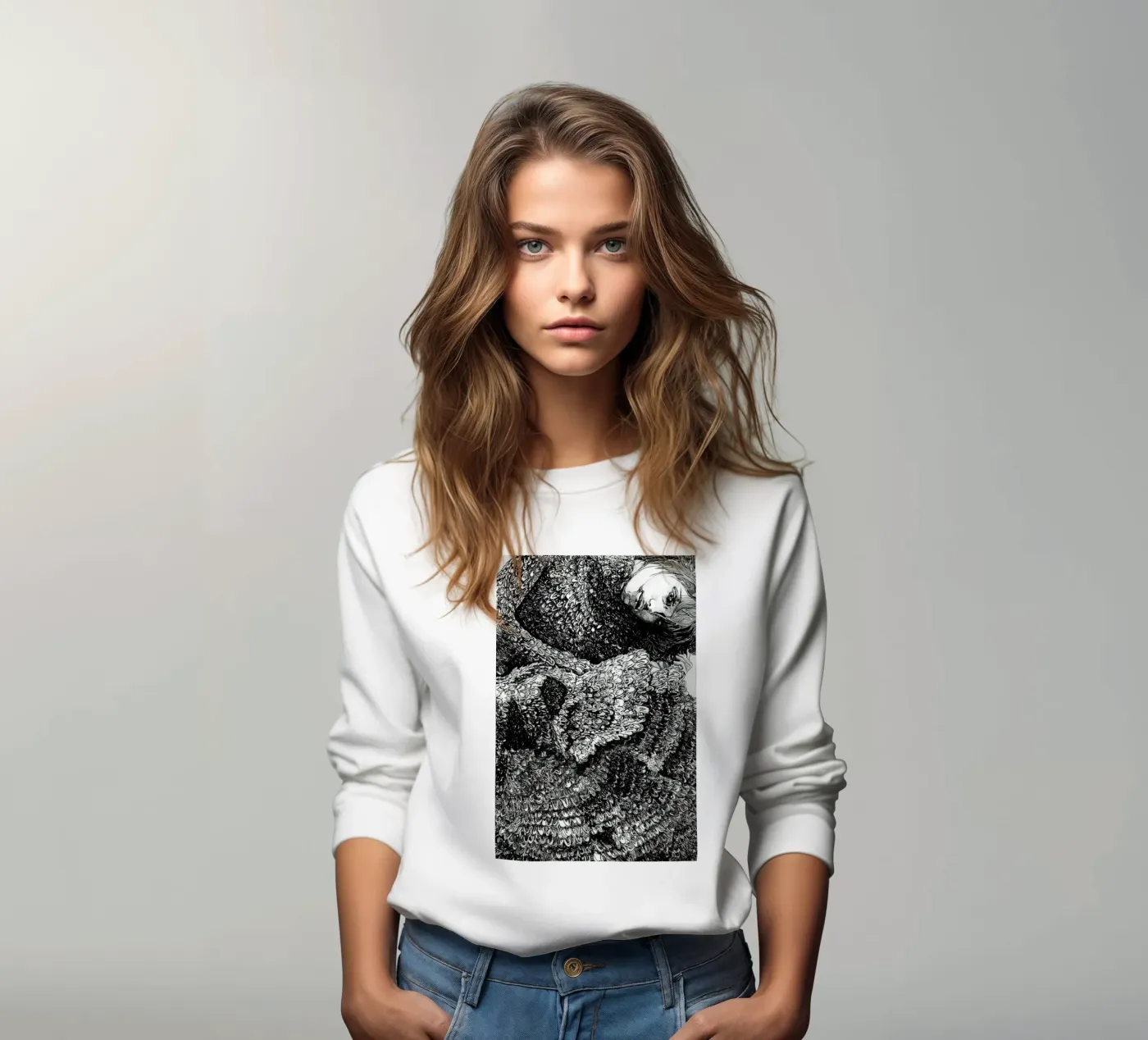 Structure sweatshirt van Agnes KR Patience