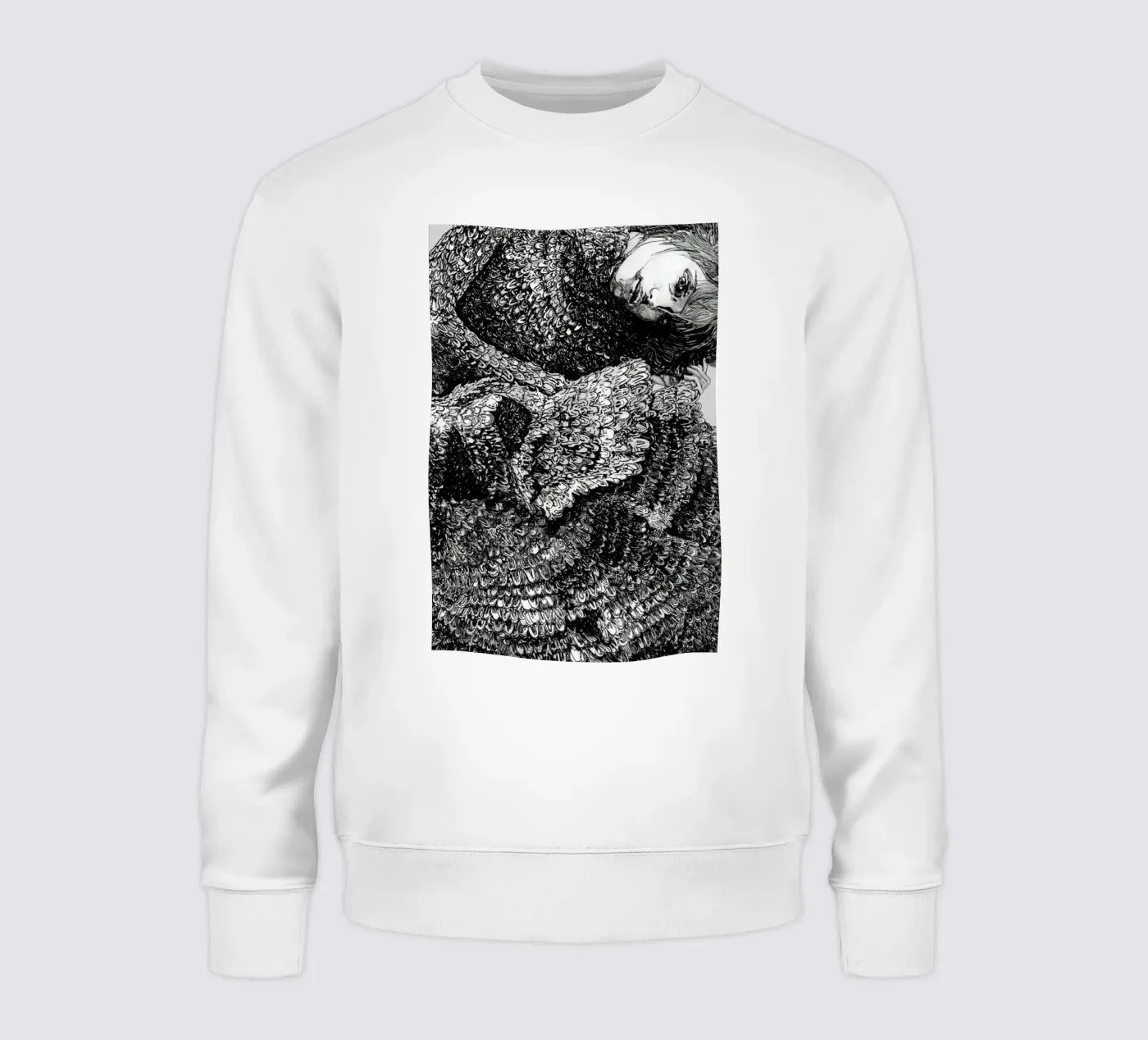 Structure sweatshirt van Agnes KR Patience