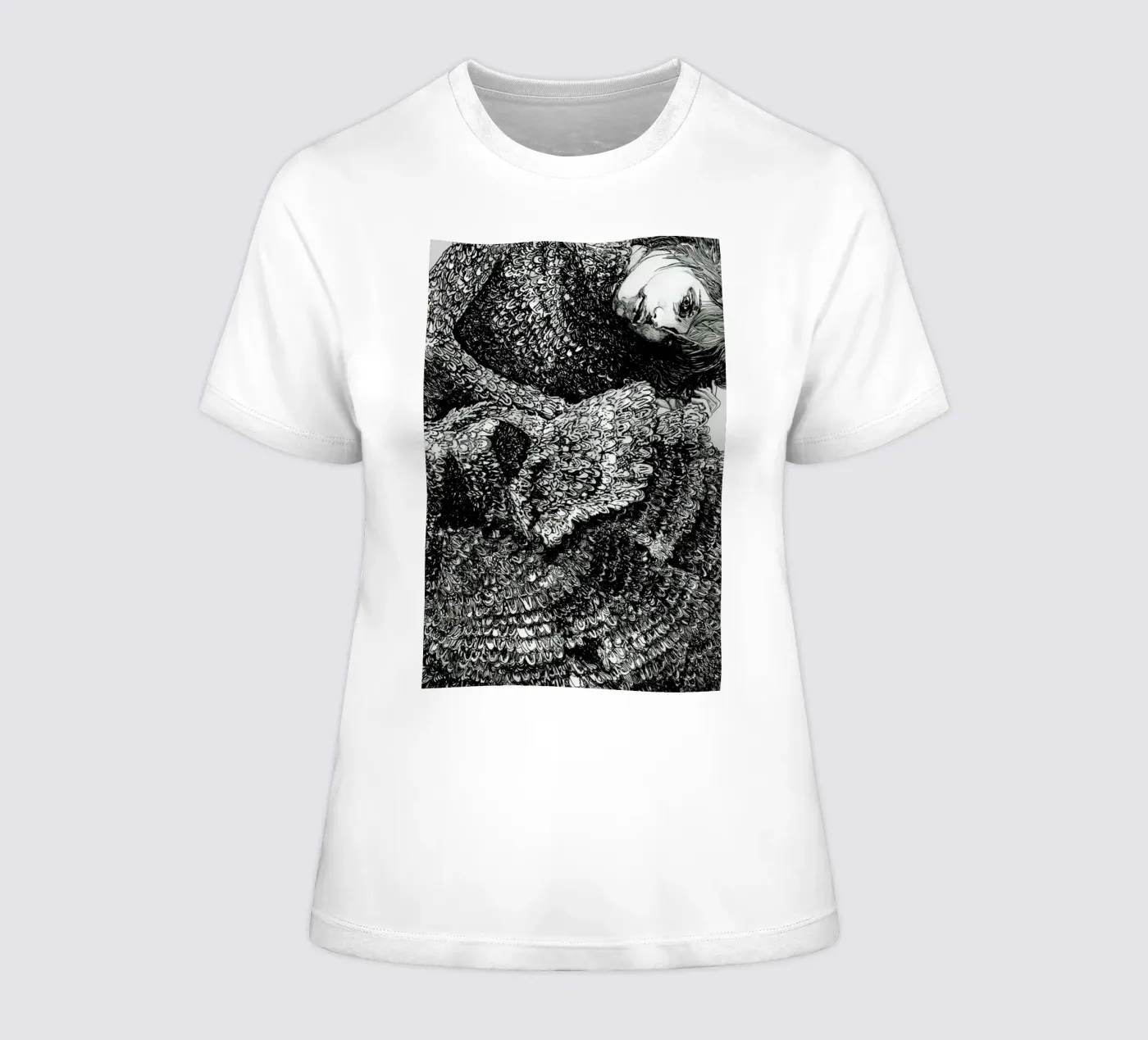 Structure t-shirt da donna da Agnes KR Patience