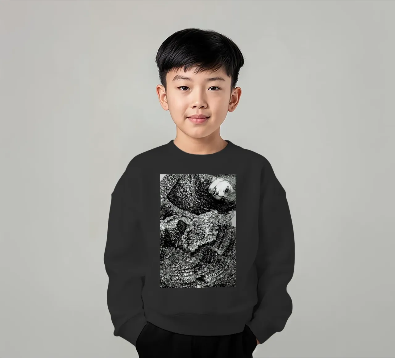 Structure felpa bambino da Agnes KR Patience