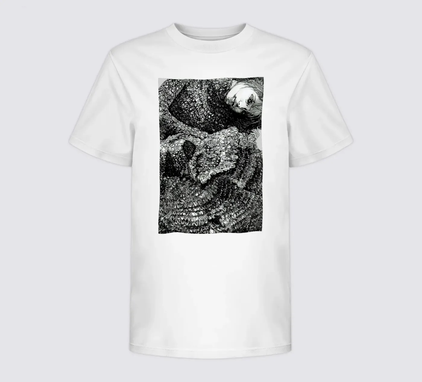 Structure kinder t-shirt van Agnes KR Patience