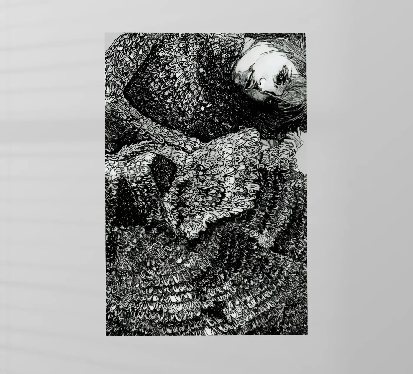 Structure backlit folie van Agnes KR Patience