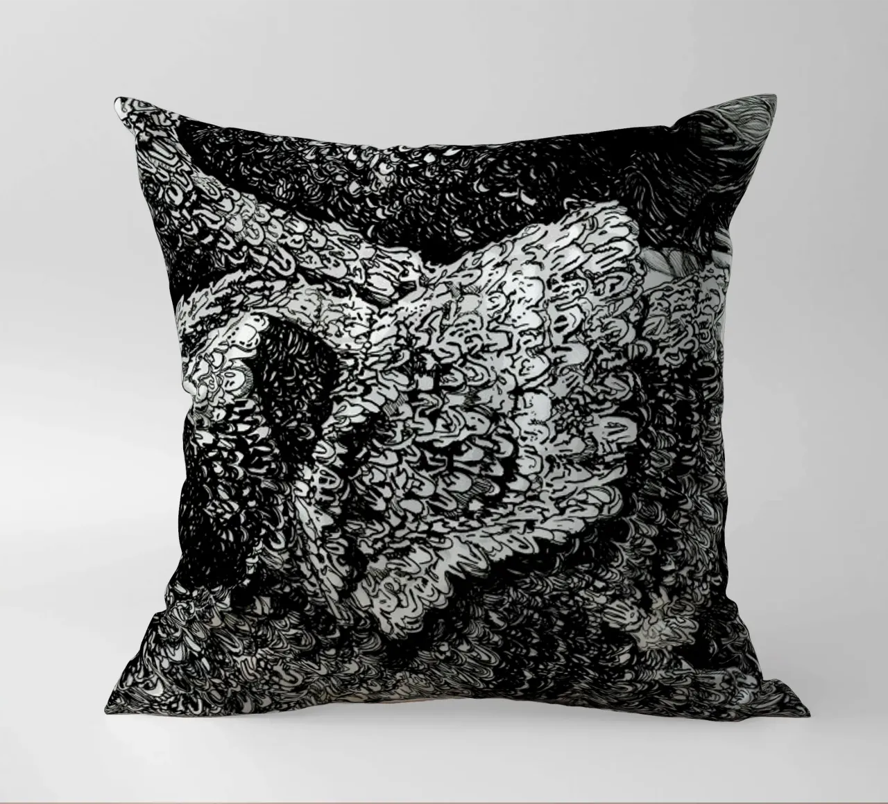 Structure decorative cushion by Agnes KR Patience