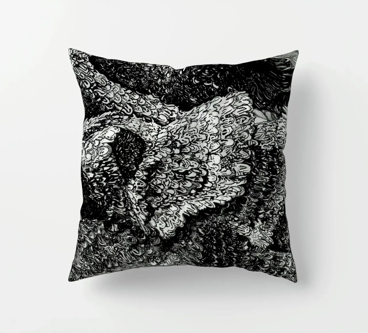 Structure decorative cushion by Agnes KR Patience