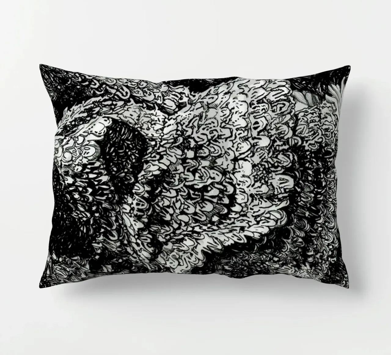 Structure decorative cushion by Agnes KR Patience