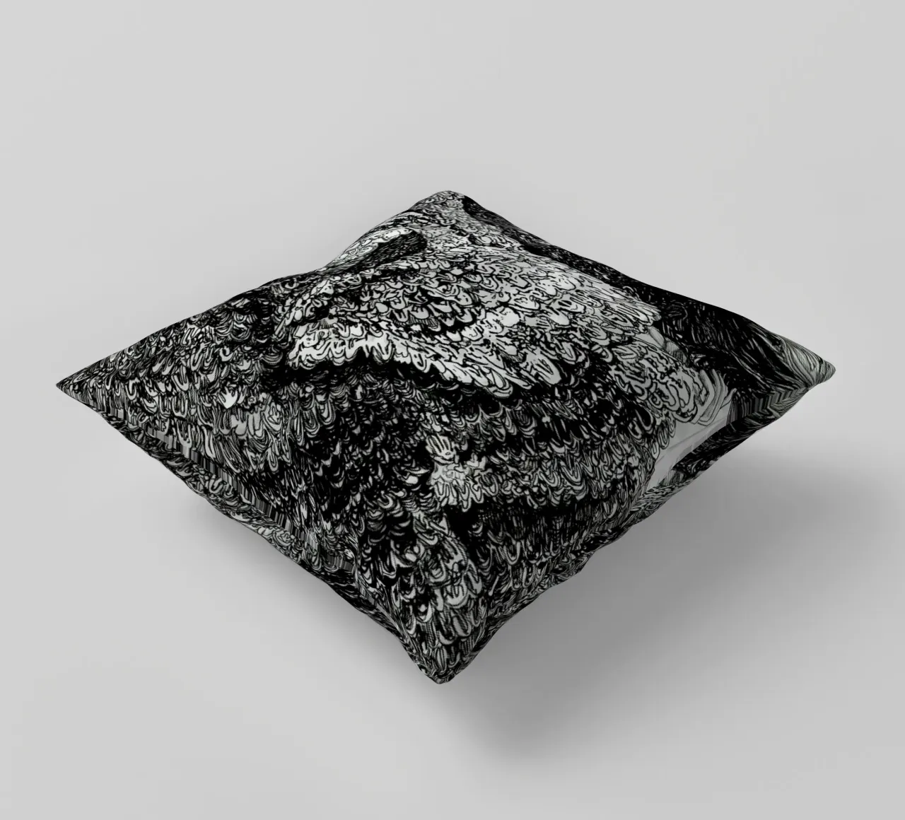 Structure decorative cushion by Agnes KR Patience