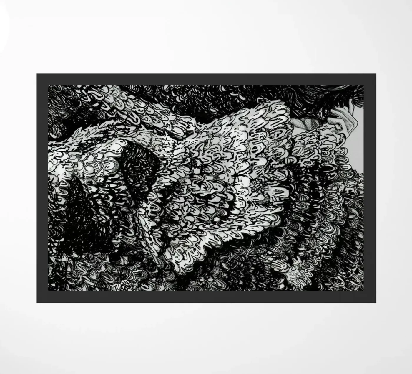 Structure Fußmatte von Agnes KR Patience