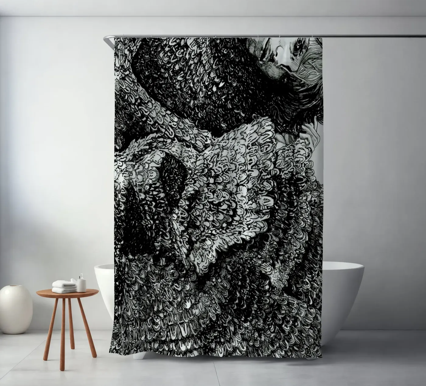 Structure Duschvorhang von Agnes KR Patience