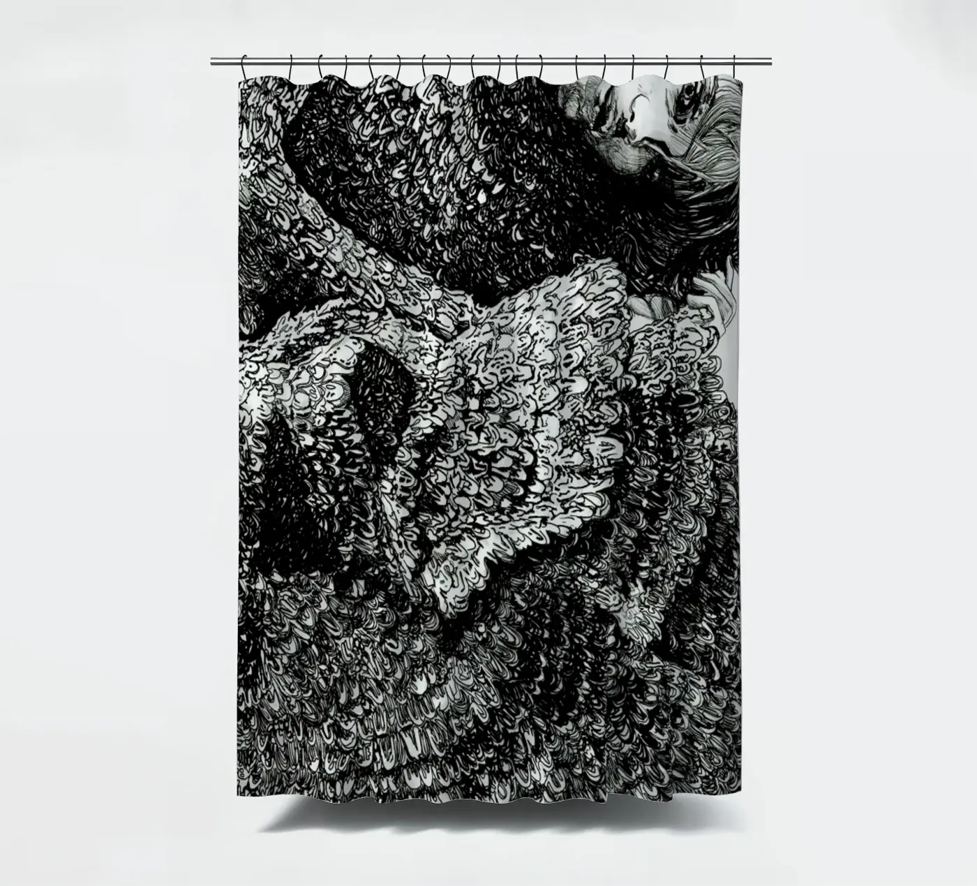 Structure Duschvorhang von Agnes KR Patience