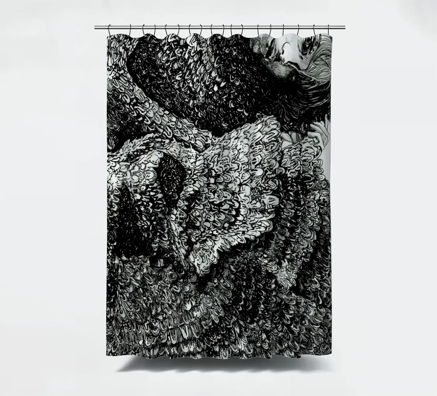 Structure Duschvorhang von Agnes KR Patience