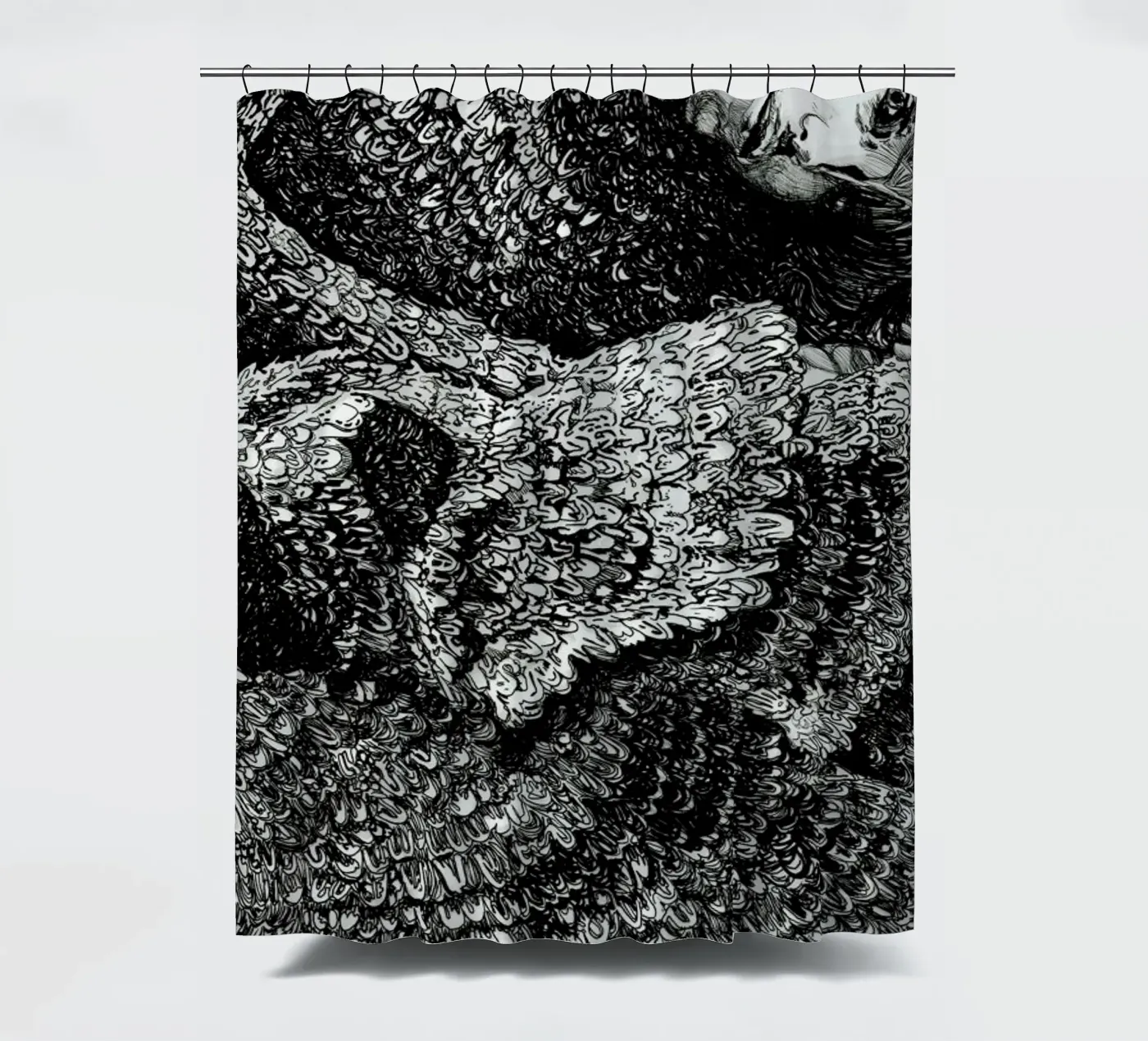 Structure Duschvorhang von Agnes KR Patience