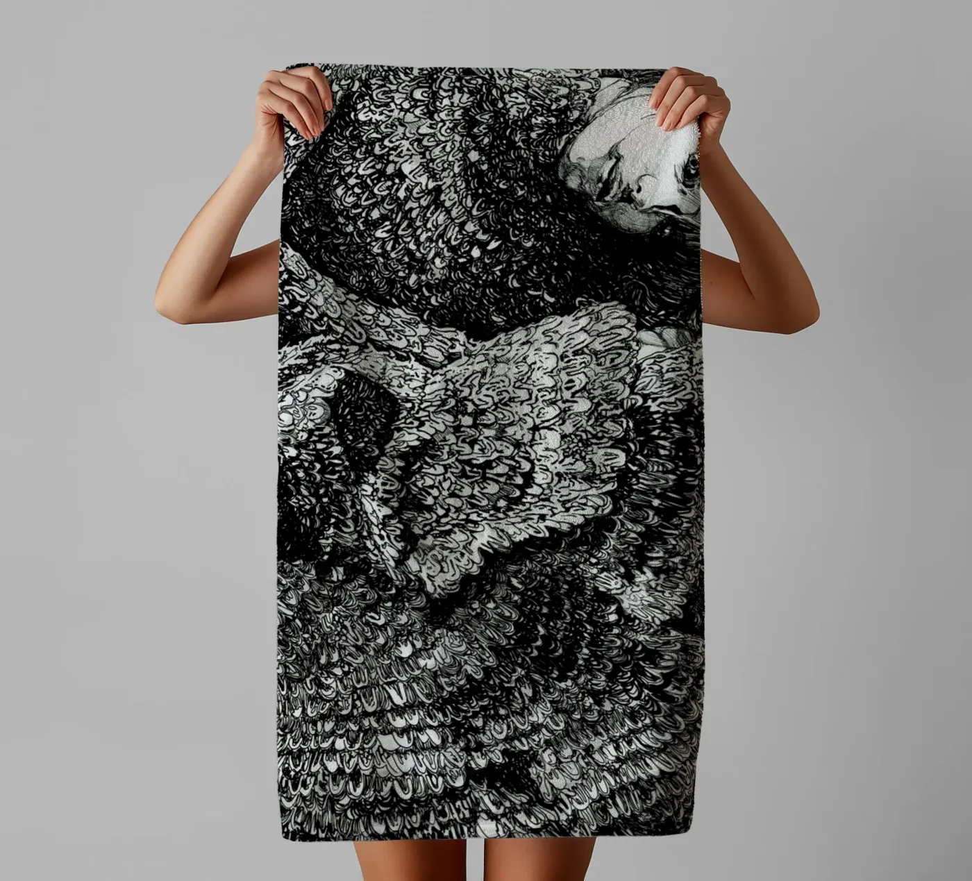 Structure towel by Agnes KR Patience