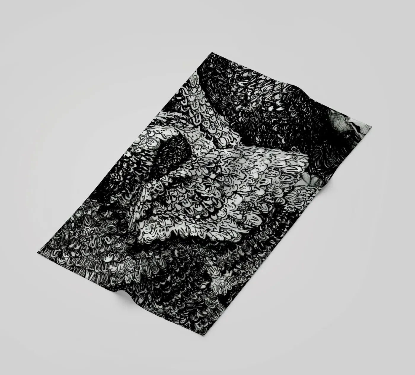 Structure beach towel by Agnes KR Patience