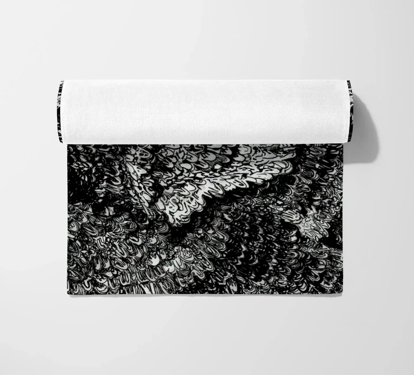 Structure beach towel by Agnes KR Patience