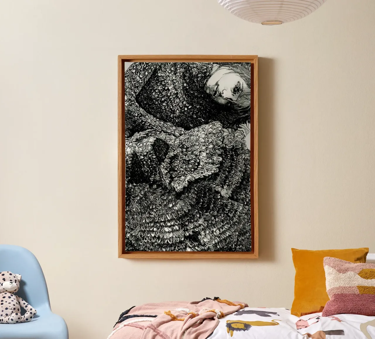 Structure canvas van Agnes KR Patience