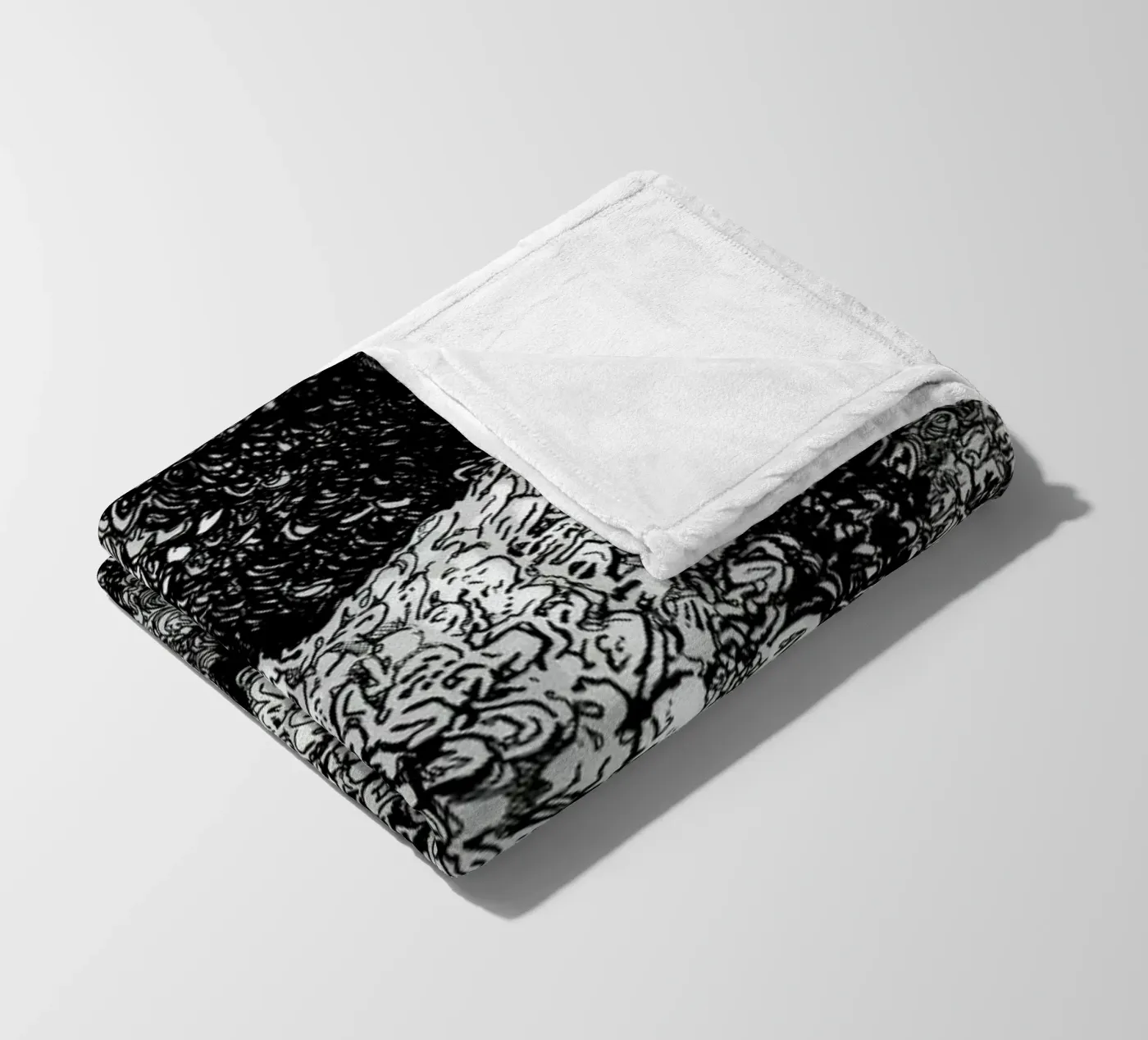Structure fleece blanket by Agnes KR Patience
