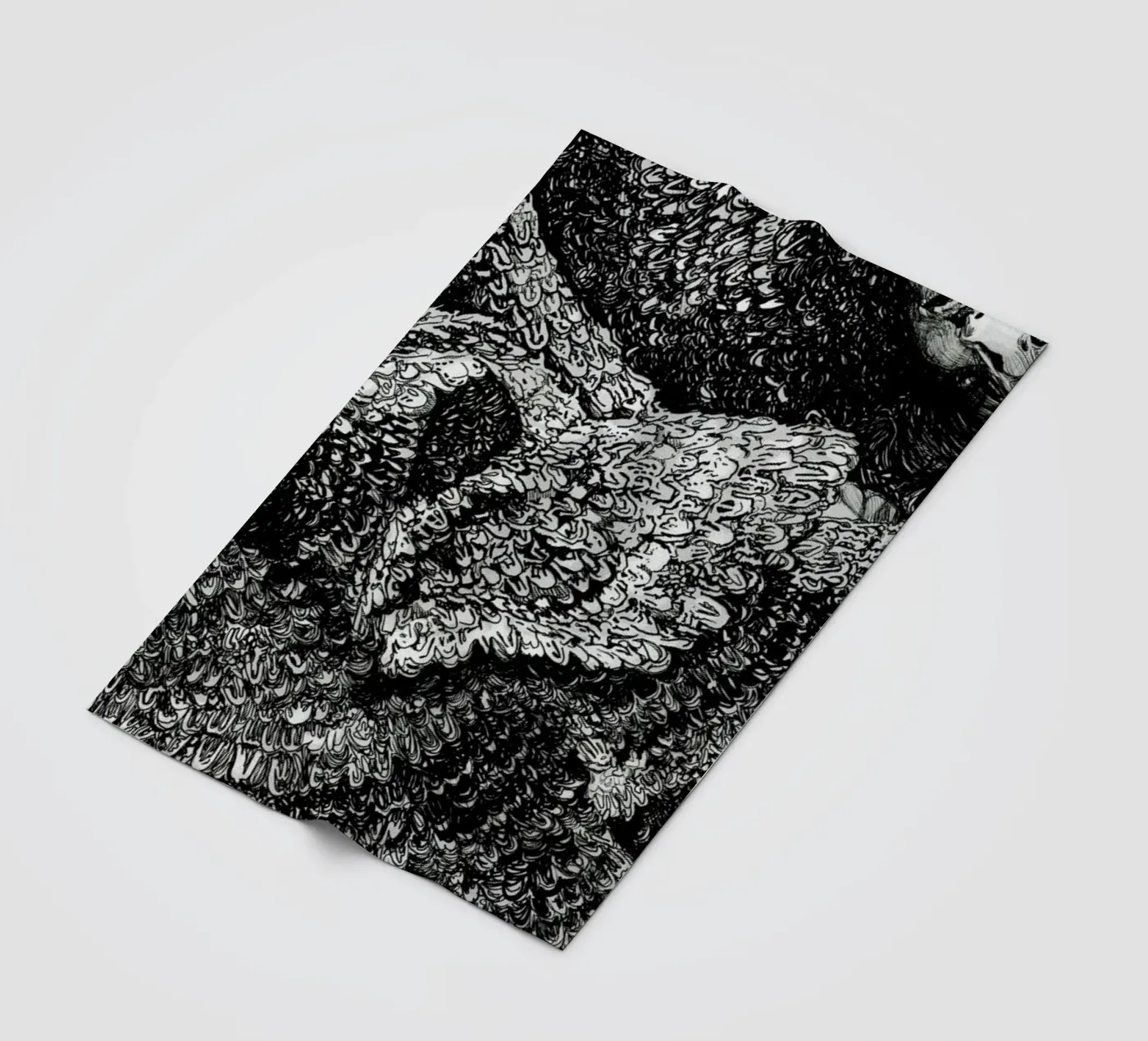 Structure Fleecedecke von Agnes KR Patience