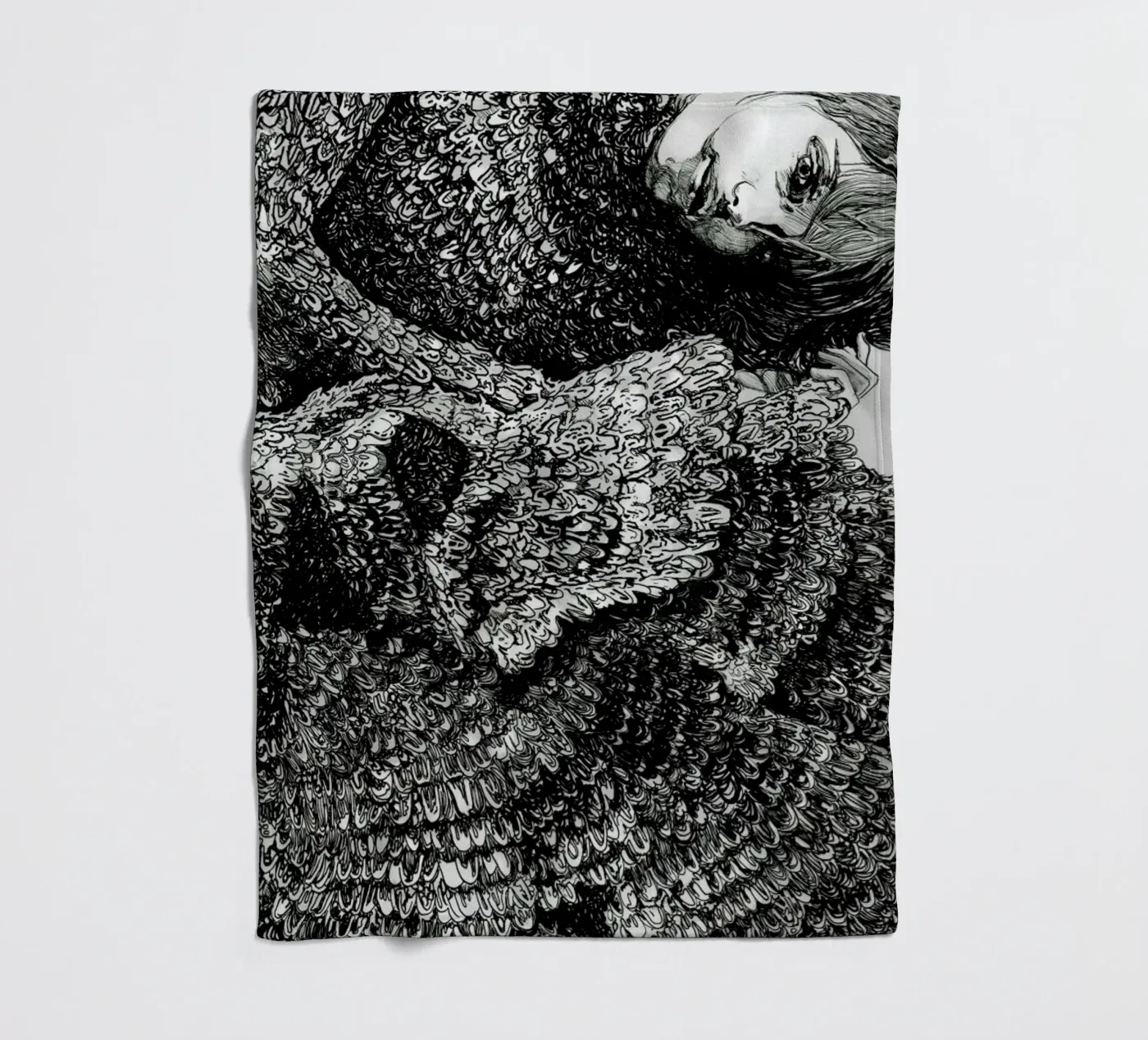 Structure Fleecedecke von Agnes KR Patience