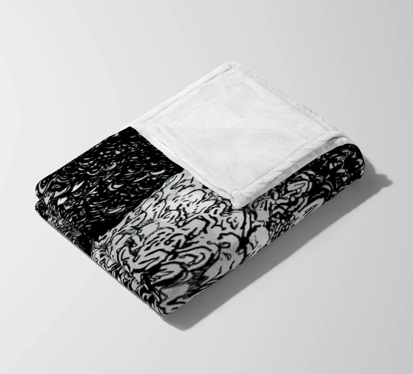 Structure fleece blanket by Agnes KR Patience