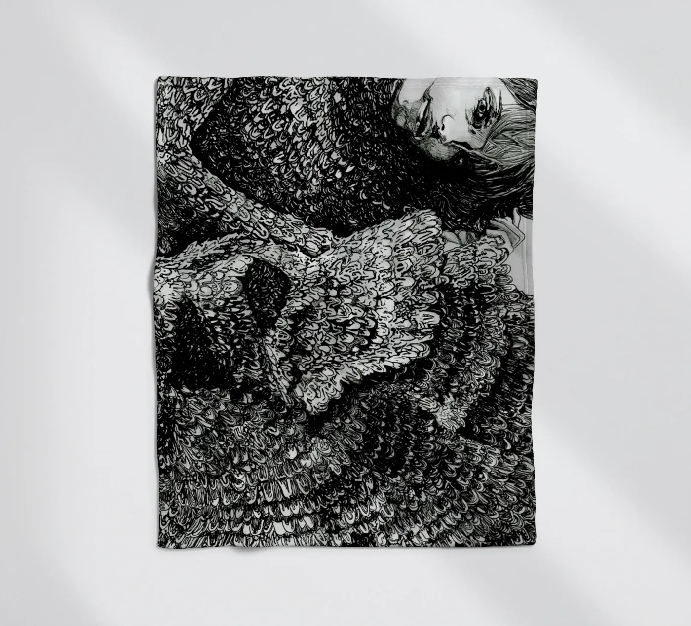 Structure Fleecedecke von Agnes KR Patience