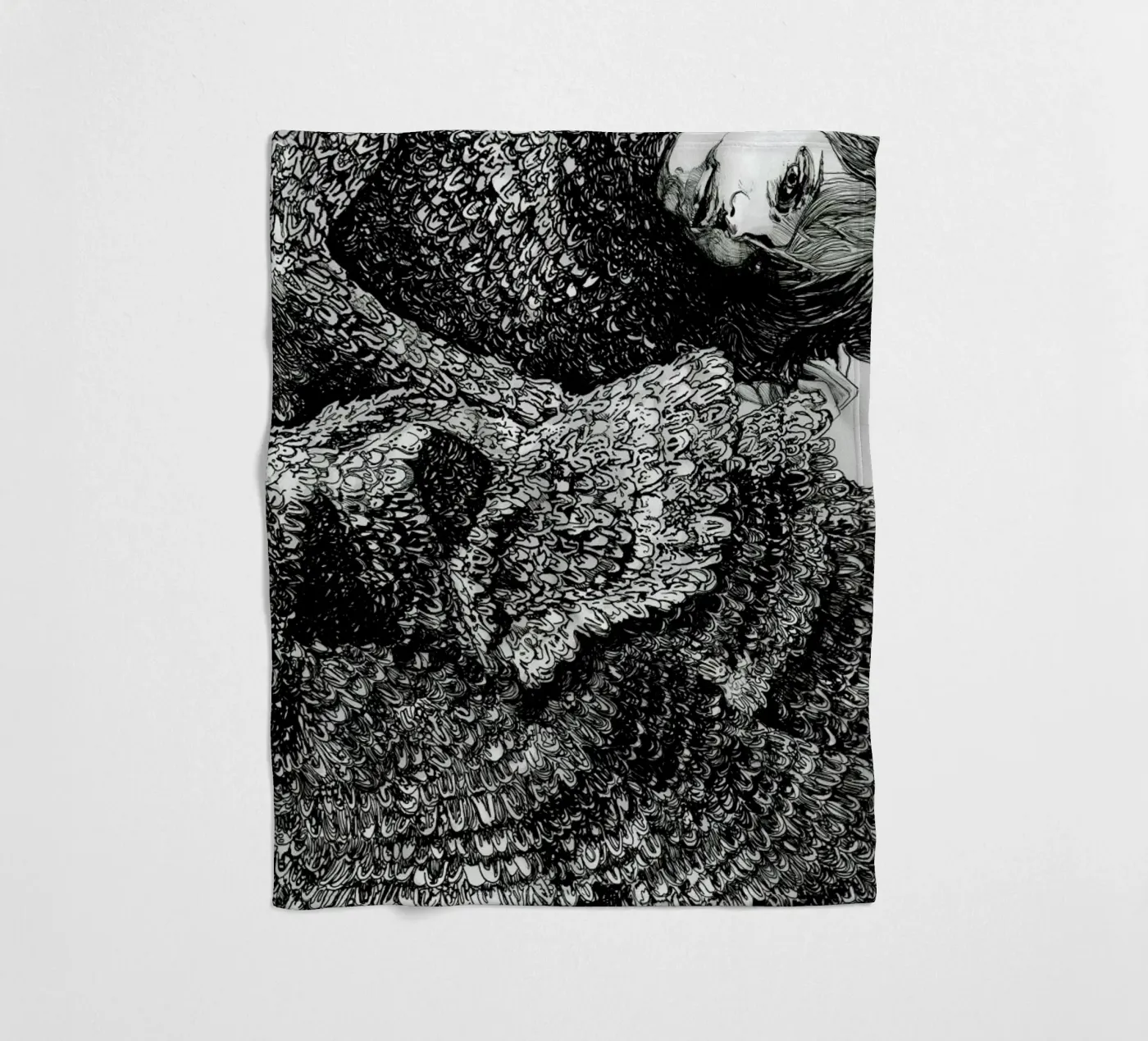 Structure Fleecedecke von Agnes KR Patience